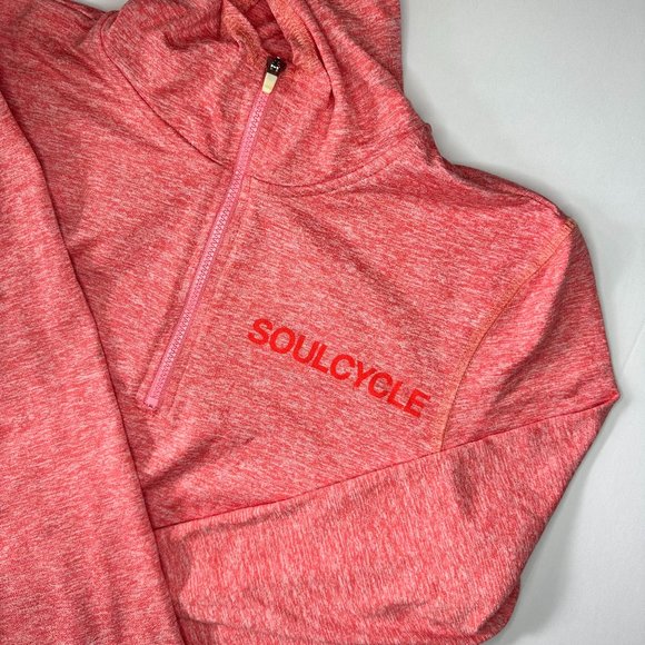 SOULCYCLE |HEATHERED HALF ZIP W/SC FYYes - Picture 4 of 4